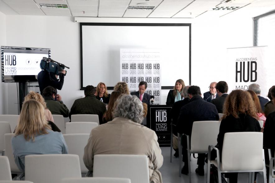 Rueda de Prensa Presentación Alcobendas HUB - Imagen del público asistente.