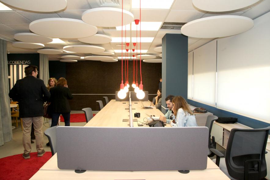 Presentación Nueva Oficina Alcobendas Hub - Imagen de un rincón de la nueva sede.