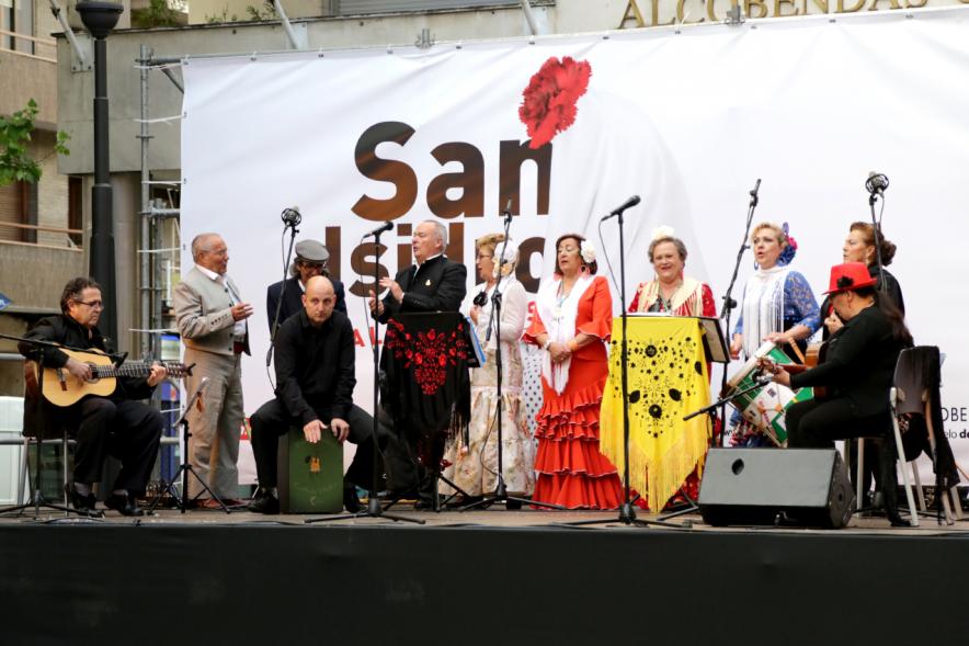Momento de la actuación musical