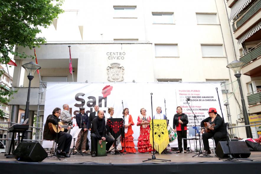 Momento de la actuación musical
