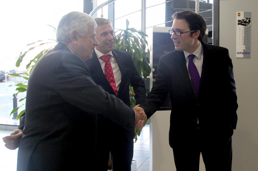 Visita a la Empresa Amarauto - Personalidades visitando la empresa Amarauto.