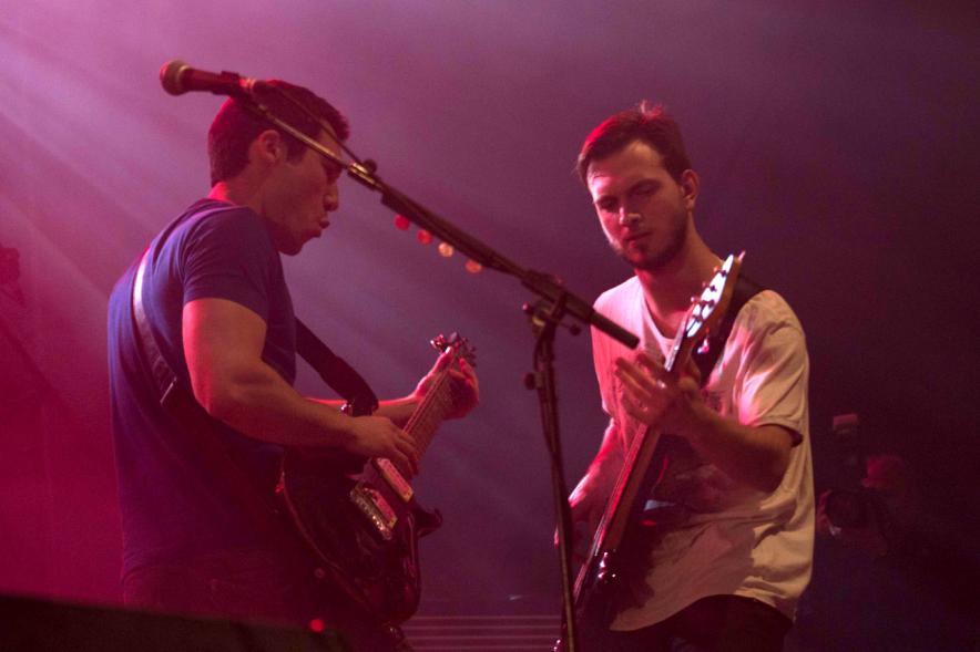 Momento de la actuación musical