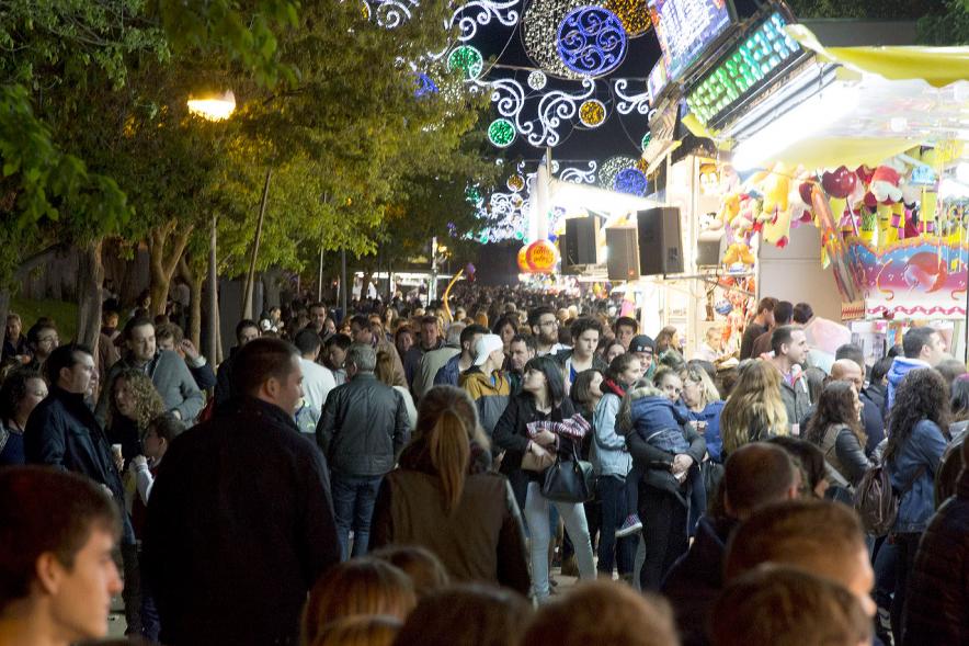 Ambiente en recinto ferial