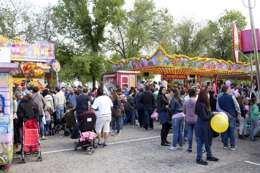 Puestos durante el evento