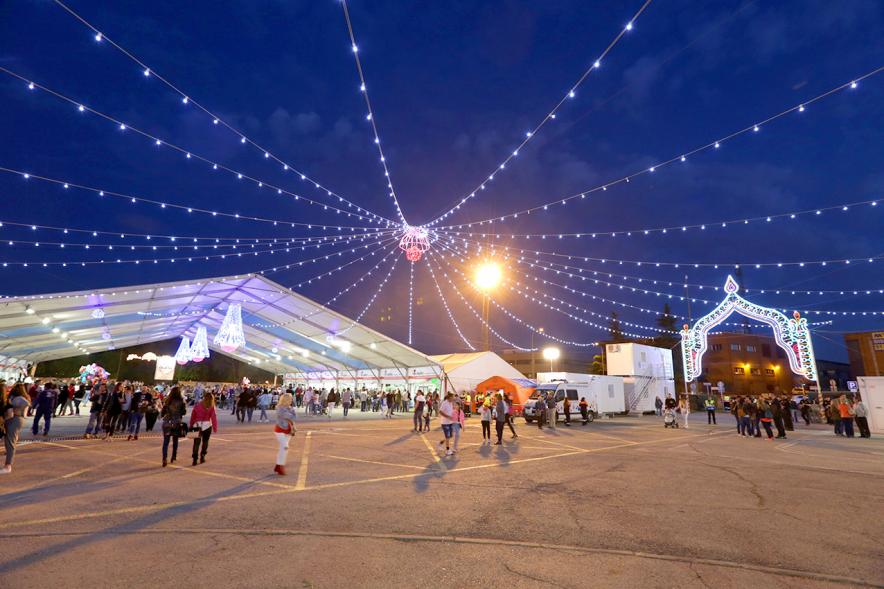 Centro del recinto ferial al comienzo del evento