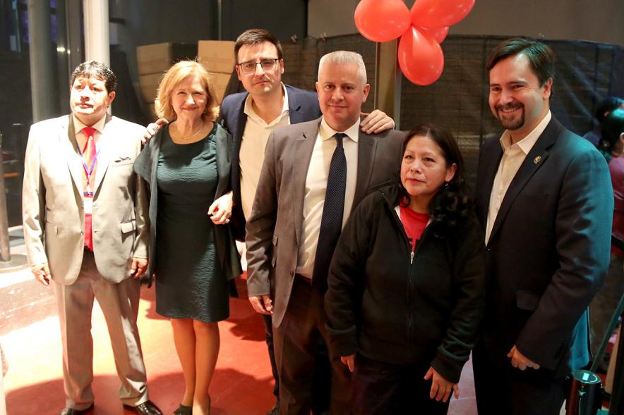 Concejales Ofelia Culebradas y Miguel Ángel Arraz Molins. Evento en la Esfera. Aniversario Comuna Llano Grande Asociación Estudiantes de la Plata – 2020