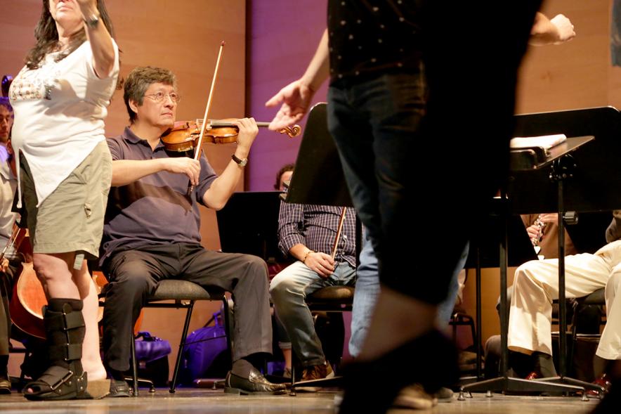 Antología Lírica Española en el Auditorio Paco de Lucía - Imagen de un momento de la actuación de los músicos del Ensayo Didáctico Antología Lírica Española celebrada en Alcobendas.