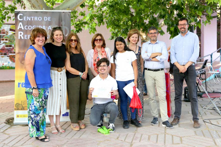 Autoridades y participantes al evento. Fiesta del ArcoIris 2019
