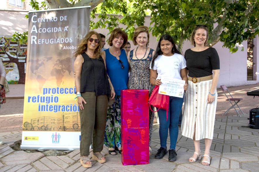Concejalas y participantes. Fiesta del ArcoIris 2019 