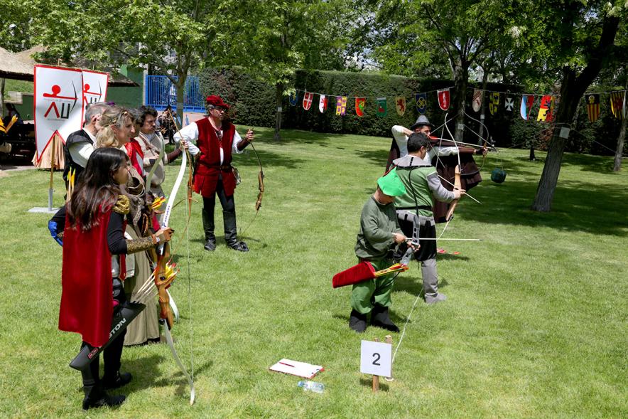 IXª Gran Tirada Medieval Ciudad de Alcobendas - Arqueros de Ulises - Grupo de arqueros.