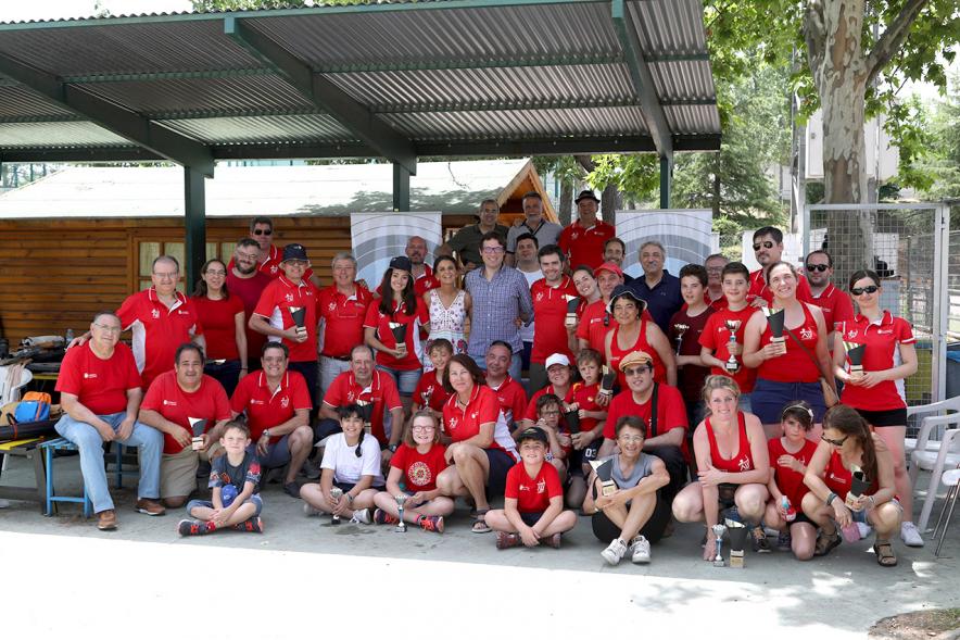 VIIº Trofeo Tiro con Arco Arqueros de Ulises - Imagen foto posado de todos los campeones.