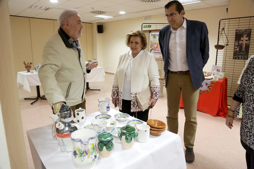 Concejales Fernando Martínez y Lucrecia García. Días Europeos de la Artesanía Tradicional - 2017
