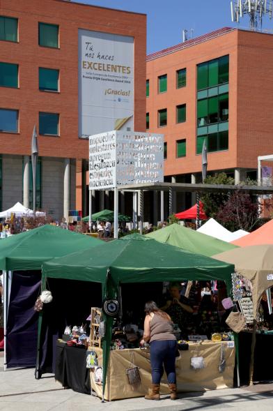 Días Europeos de la Artesanía - Paseo del Arte y la Artesanía - Una zona de la feria.