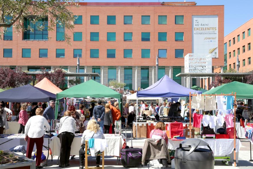 Días Europeos de la Artesanía - Paseo del Arte y la Artesanía - Vista general de la Feria.