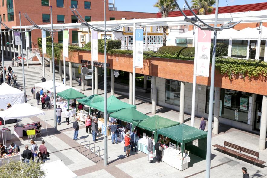Días Europeos de la Artesanía - Paseo del Arte y la Artesanía - Plano cenital de la feria.