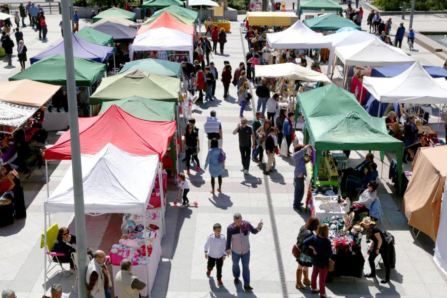 Días Europeos de la Artesanía - Paseo del Arte y la Artesanía - Panorámica de la feria.