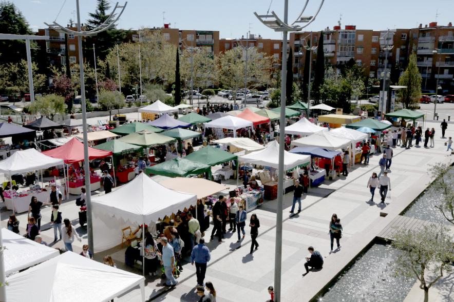 Días Europeos de la Artesanía - Paseo del Arte y la Artesanía - Panorámica de la feria.