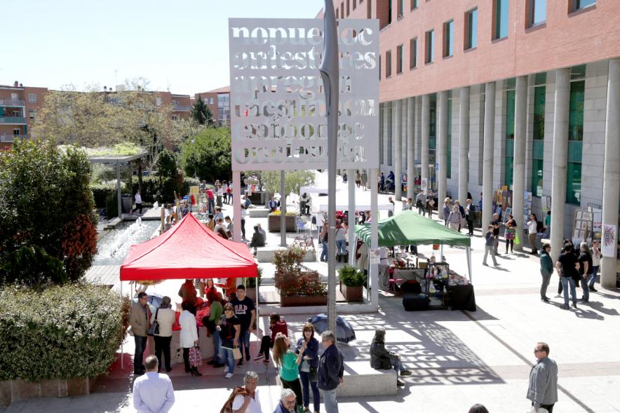 Días Europeos de la Artesanía - Paseo del Arte y la Artesanía -Panorámica de la feria.