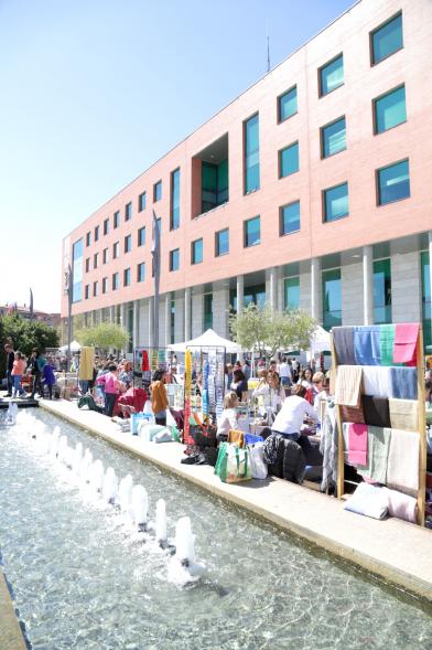 Días Europeos de la Artesanía - Paseo del Arte y la Artesanía - Parte trasera de la feria.