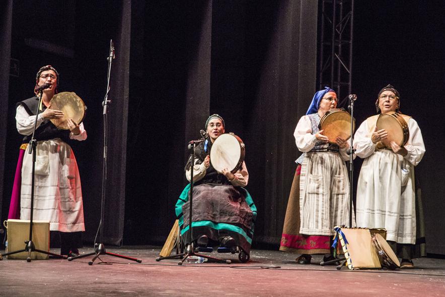 Día de Asturias. Fiesta de la Santina - Las pandereteras. 