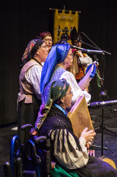 Día de Asturias. Fiesta de la Santina -Músicos típicos asturianos.