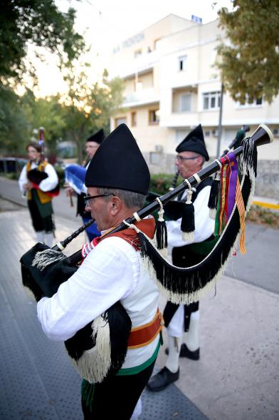 Día de Asturies - Fiesta de la Santina 2018 - Imagen de la actuación del grupo de gaiteros.
