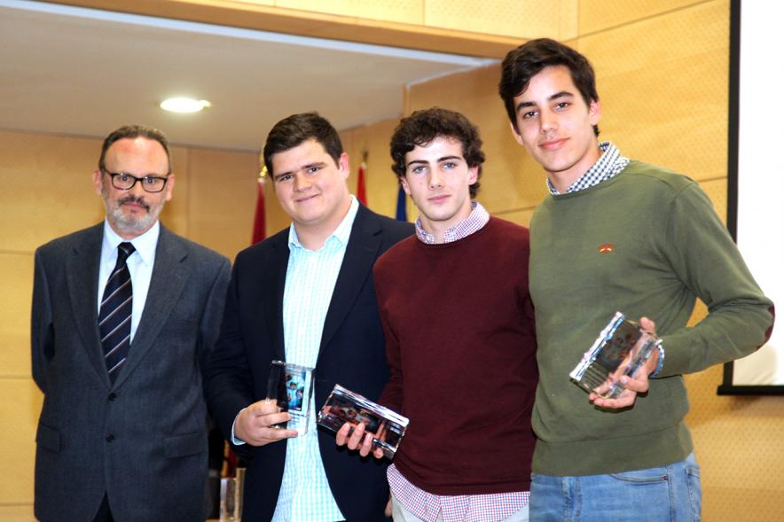 Gala del Atletismo Madrileño -  Primer plano de varios galardonados.