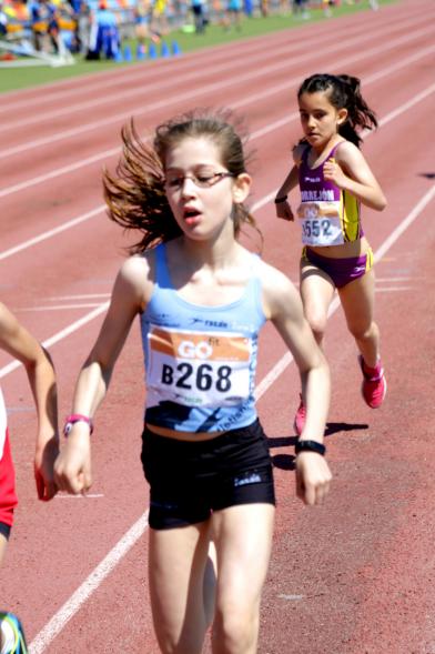XVIII Trofeo de Atletismo Colegio Base - Imagen de la carrera infantil.
