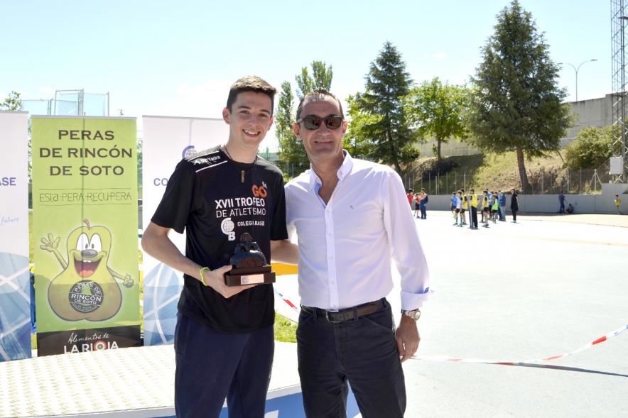 XVIIº Torneo de Atletismo Colegio Base -  Joven ganador.