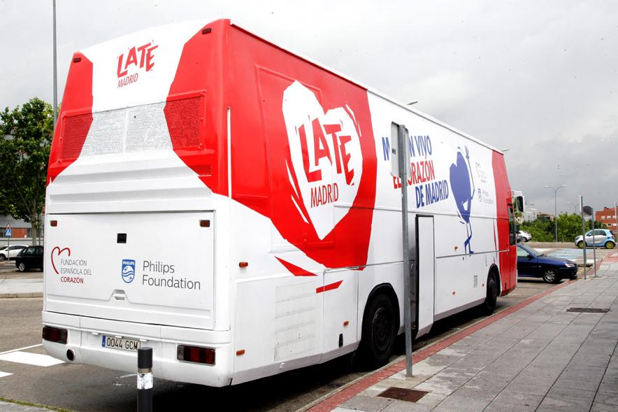 Visita al Autobús Late Madrid -  Imagen del exterior del autobús late.