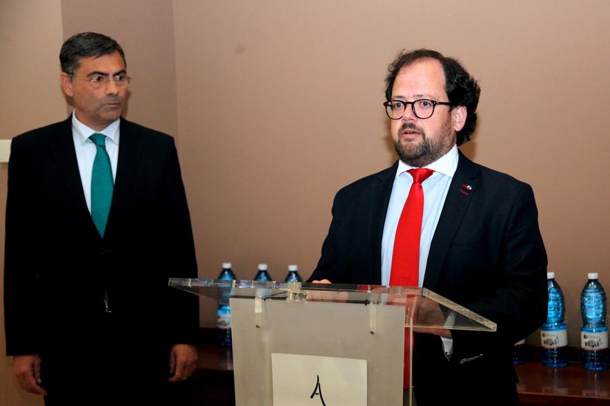 Presentación Nuevo Autobús Transporte Interempresas -  Discurso del concejal Luis Miguel Torres.