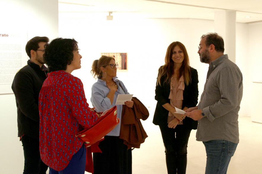 Autoridades y autor en la Inauguración Exposición "Autorretrato Vació" -2019