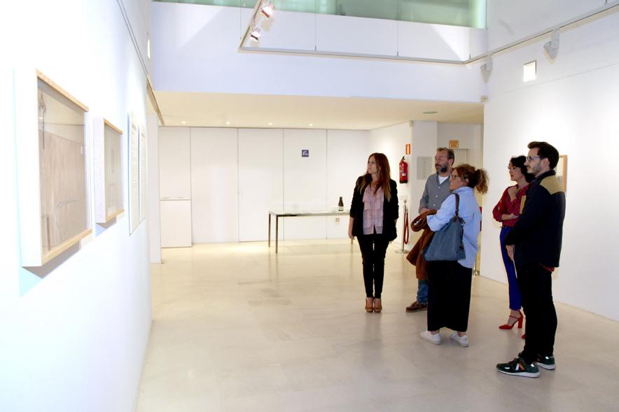 Autoridades y autor en la Inauguración Exposición "Autorretrato Vació" -2019