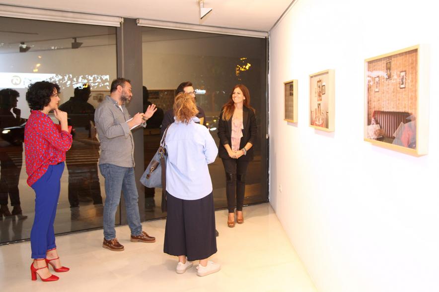 Autoridades y autor en la Inauguración Exposición "Autorretrato Vació" -2019