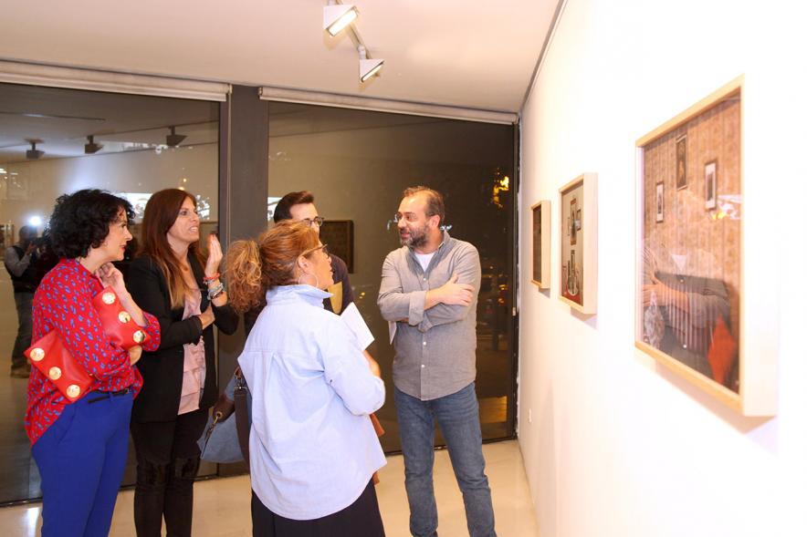 Autoridades y autor en la Inauguración Exposición "Autorretrato Vació" -2019