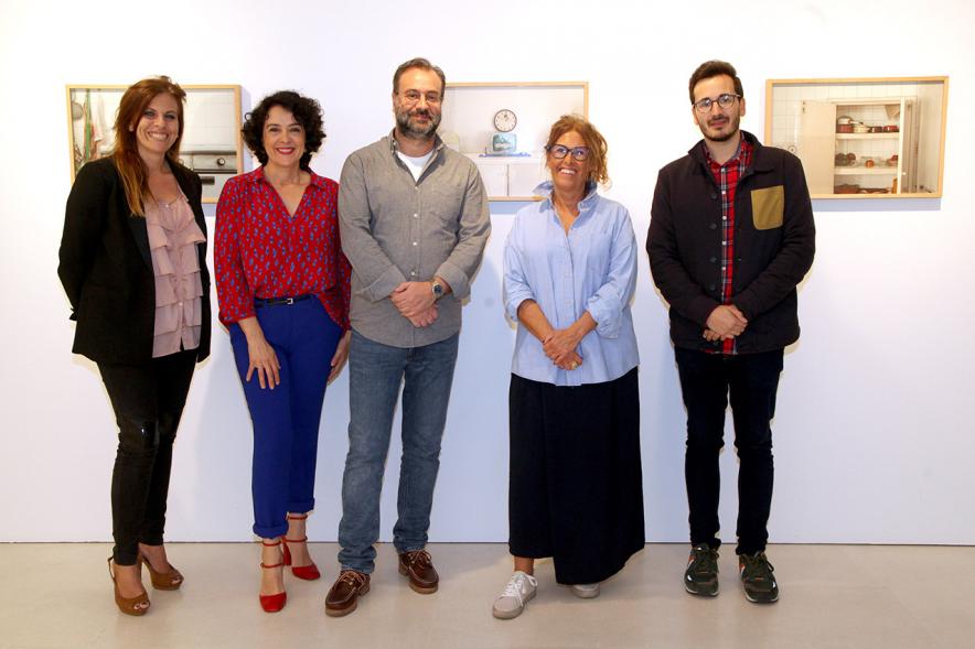 Jesús González Casado,  Inmaculada Puyalto en la  Inauguración Exposición "Autorretrato Vacío" -2019