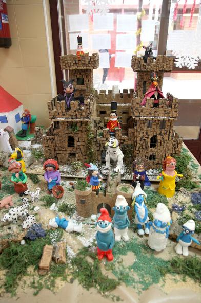 Belén de plastilina 