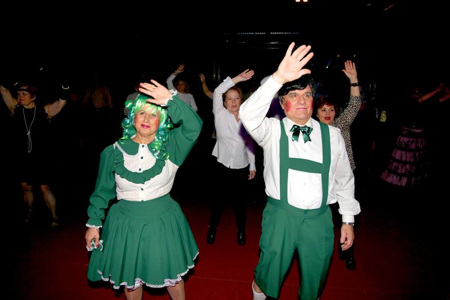 Baile de Carnaval 2017 -  Los bailarines disfrazados.