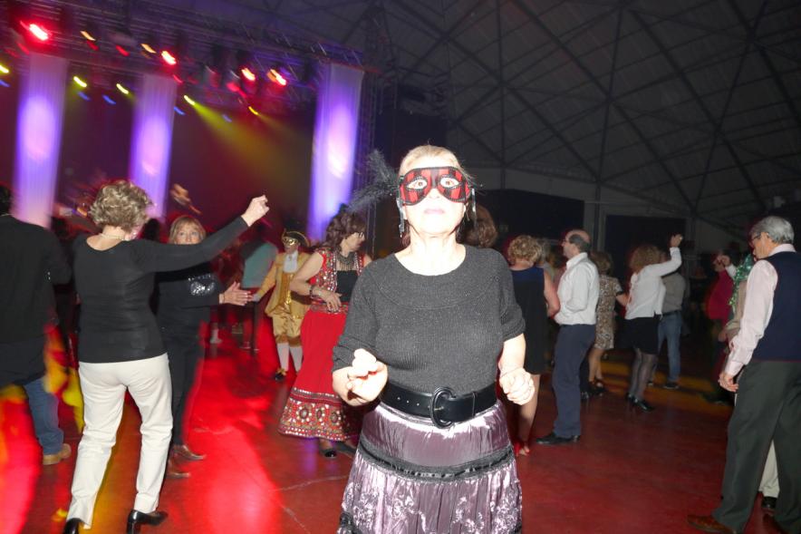 Baile de Carnaval 2017 - Un participante disfrazado.