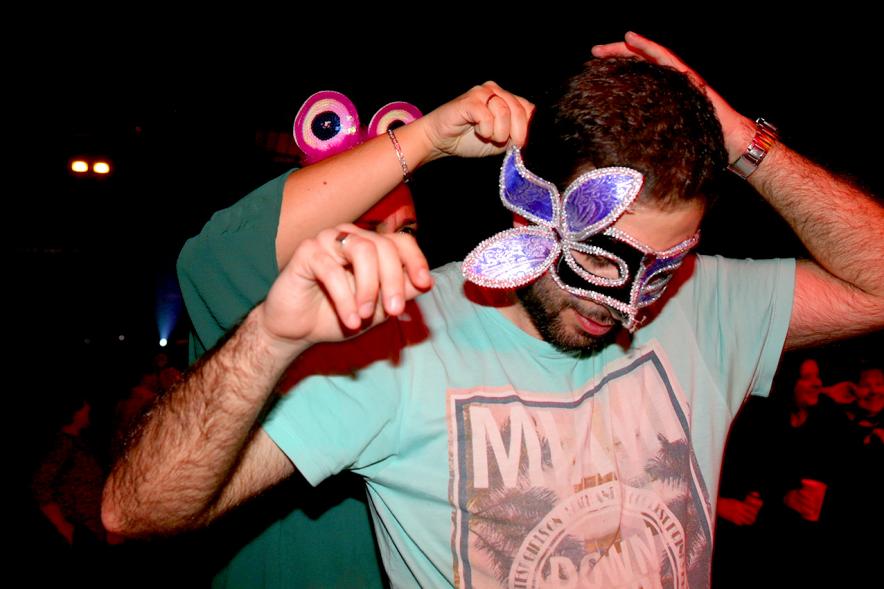 Baile de Carnaval 2017 - Una pareja disfrazada.