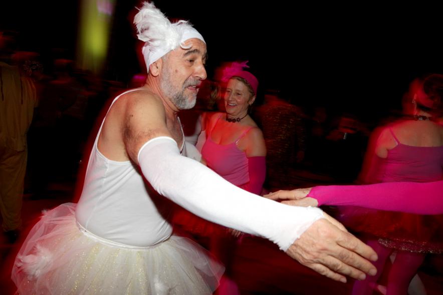 Baile de Carnaval 2017 -Un participante disfrazado.