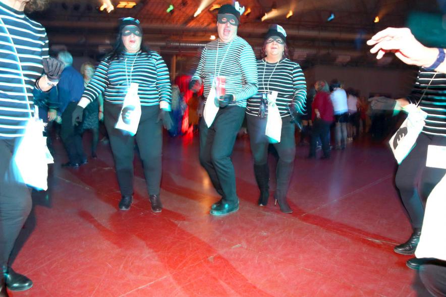 Participantes. Baile de Carnaval 2020 en La Esfera