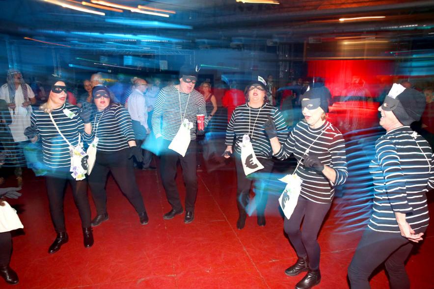 Participantes. Baile de Carnaval 2020 en La Esfera