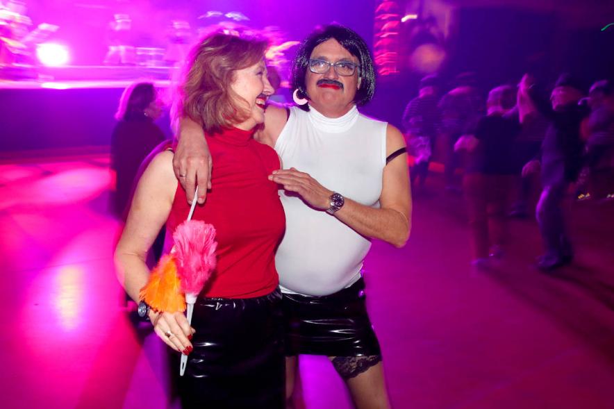Participantes. Baile de Carnaval 2020 en La Esfera