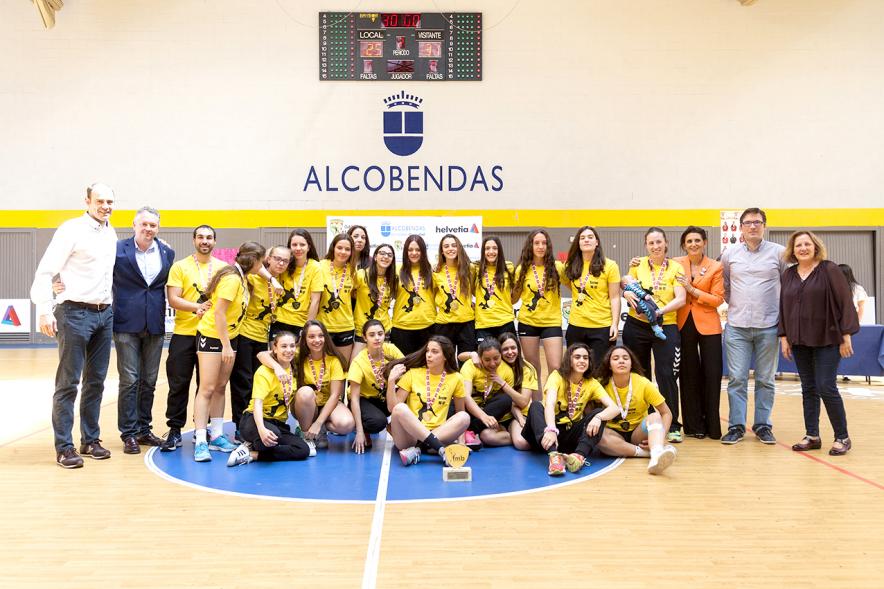 Campeonato de Balonmano Femenino - Imagen de uno de los equipos de balonmano femenino.