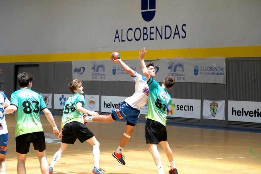Campeonato de España Juvenil de Balonmano - Imagen de los jugadores  en el partido.