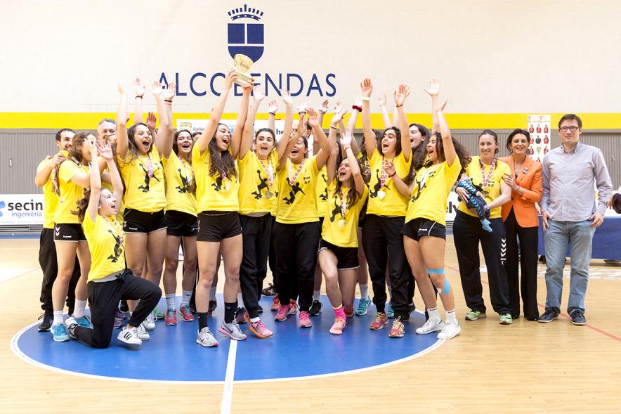 Campeonato de Balonmano Femenino - Imagen de uno de los equipos de balonmano femenino.