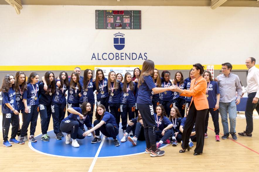 Campeonato de Balonmano Femenino - Imagen de uno de los equipos de balonmano femenino.