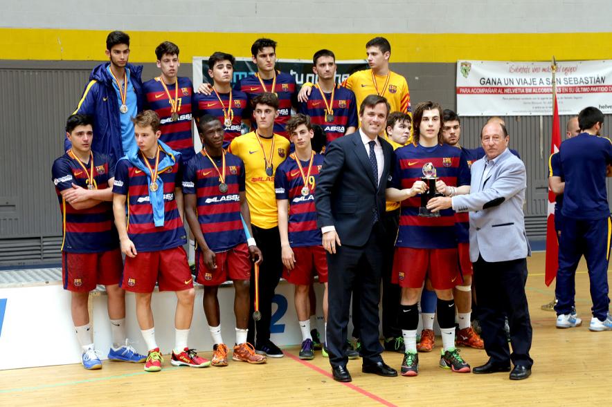 Campeonato de España Juvenil Masculino de Balonmano - Entrega de premios Campeonato de España juvenil masculino.