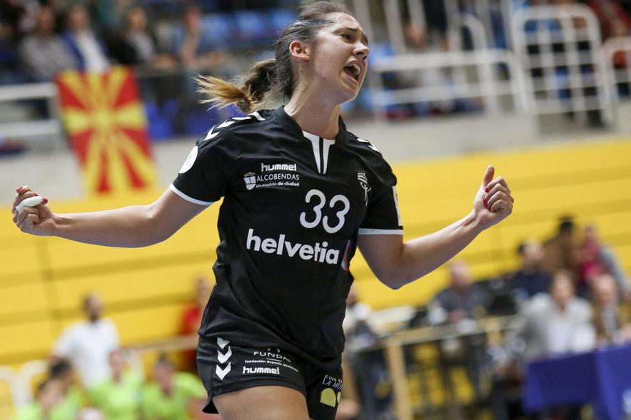 Raquel Navas Flox celebrando un punto
